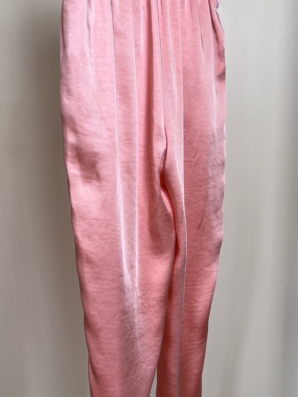 INC International Concepts Satin Wide Leg Pants Size 2 Blush Pink